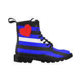Leather Pride Men's PU Leather Martin Boots