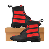 MSDS Pride Men's PU Leather Martin Boots