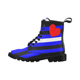 Leather Pride Women's PU Leather Martin Boots