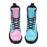 Littles Pride Women's PU Leather Martin Boots