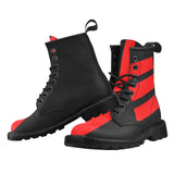 MSDS Pride Women's PU Leather Martin Boots