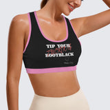 Princess MC Tip Bootblack Women's Racerback Sports Bra