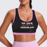 Princess MC Tip Bootblack Women's Racerback Sports Bra