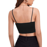 Princess MC Tip Bootblack Women's Spaghetti Strap Crop Top