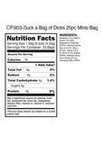 Suck A Bag Of Dicks - 25 Mini Bags - Assorted Flavors
