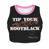 Princess MC Tip Bootblack Sleeveless Crop Sports Tank Top