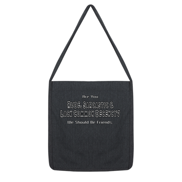 Let's Be Friends Classic Twill Tote Bag