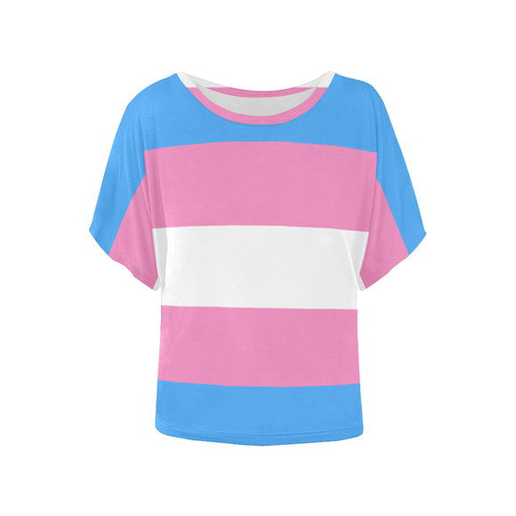 Transgender Pride Batwing Shirt