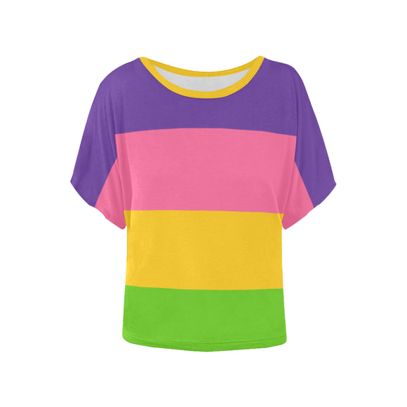 Lesbian Pride 3 Batwing Shirt